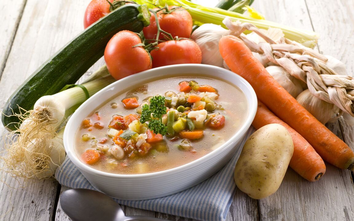 zelenjavna juha za gastritis